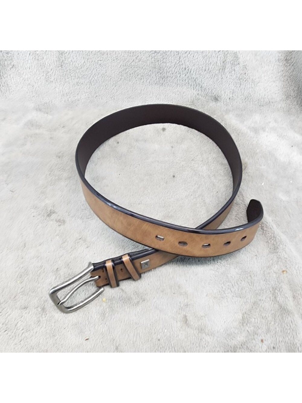 Lee Belt Mens 36 Brown Manmade Bonded Leather *NWOT*